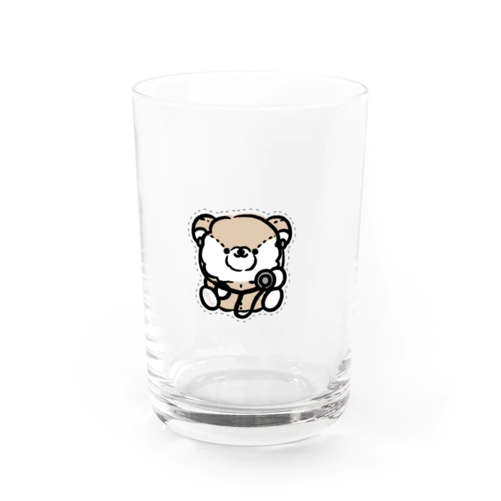 achaman•ﻌ•shopのあジャパンぐま Water Glass :front