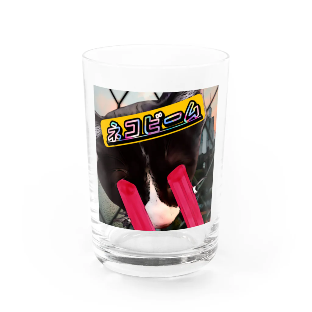 No.3japanのネコビーム Water Glass :front