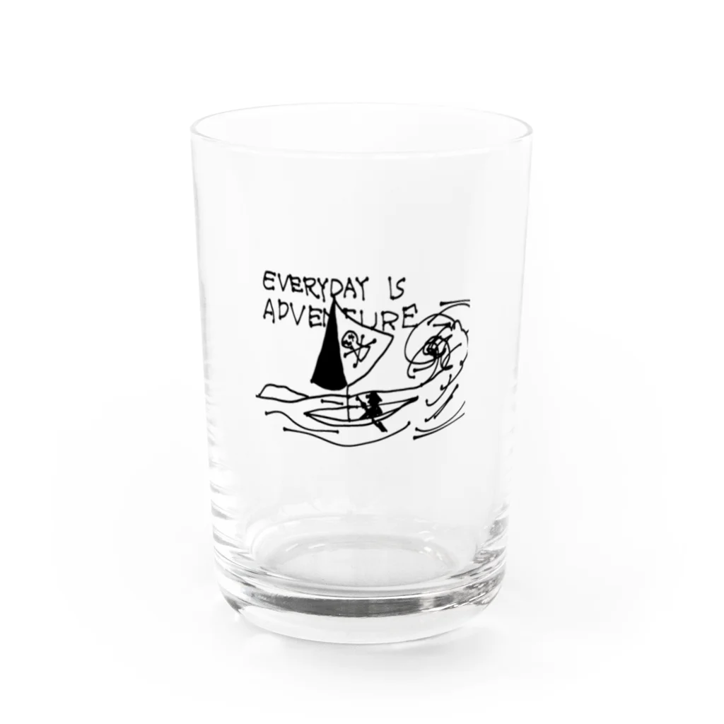 コンサイダーのアドベンチャーオンザシー Water Glass :front