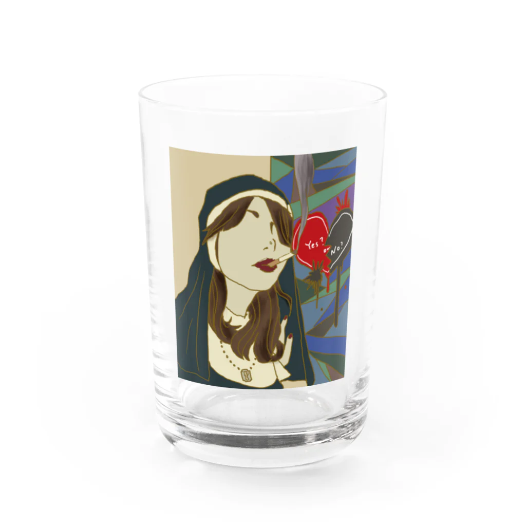 自由なサイト「me.ch」のダークネス・シスター Water Glass :front