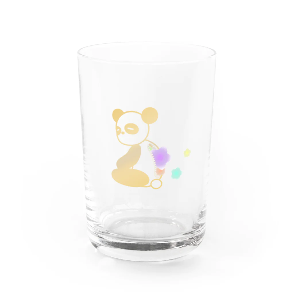 アニまる雑貨　楓堂 suzuri店のフェアリージッぱん Water Glass :front