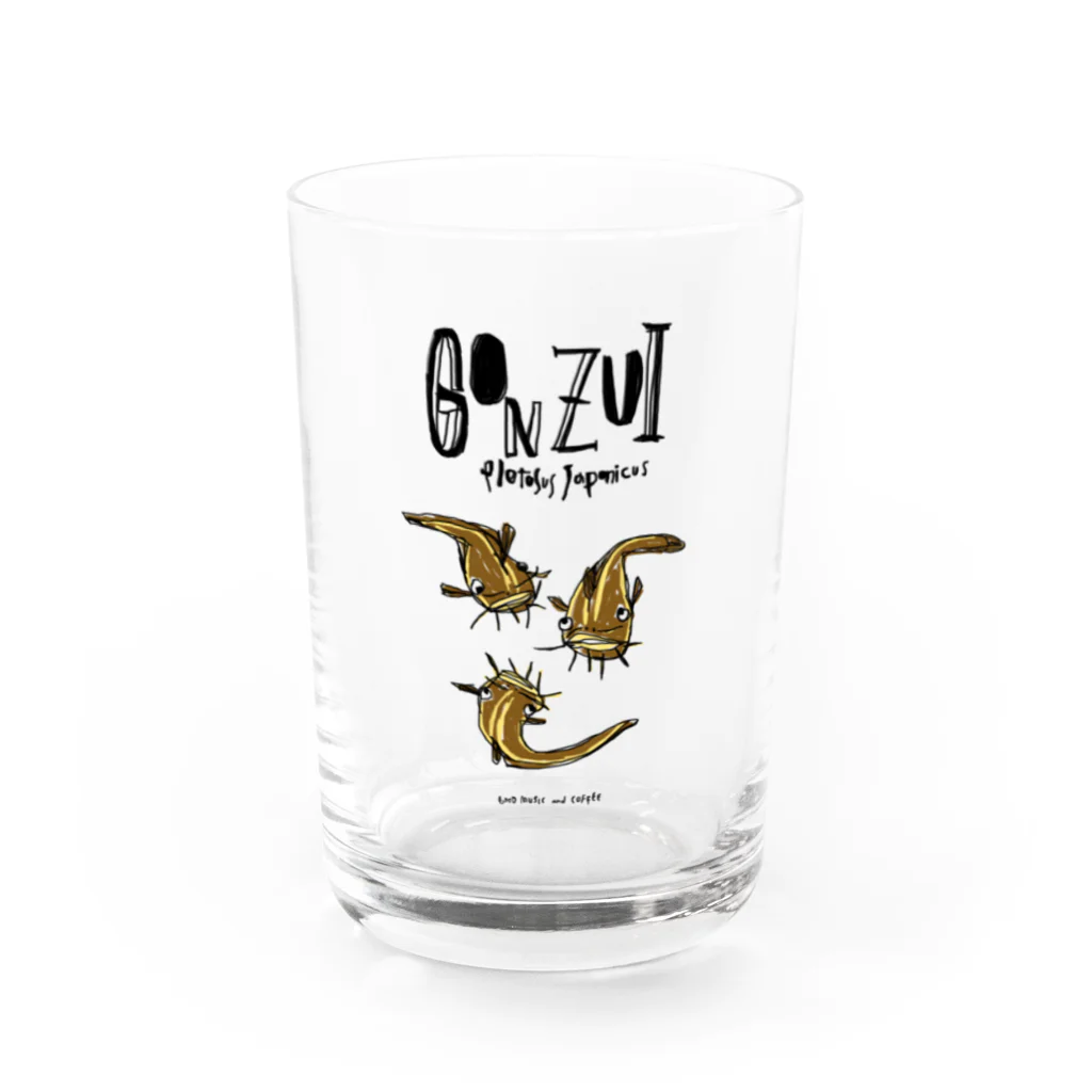 Good Music and Coffee.のGONZUI plotosus japonicus Water Glass :front