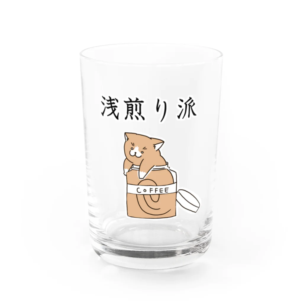 Prism coffee beanの浅煎り派@靴下猫 Water Glass :front