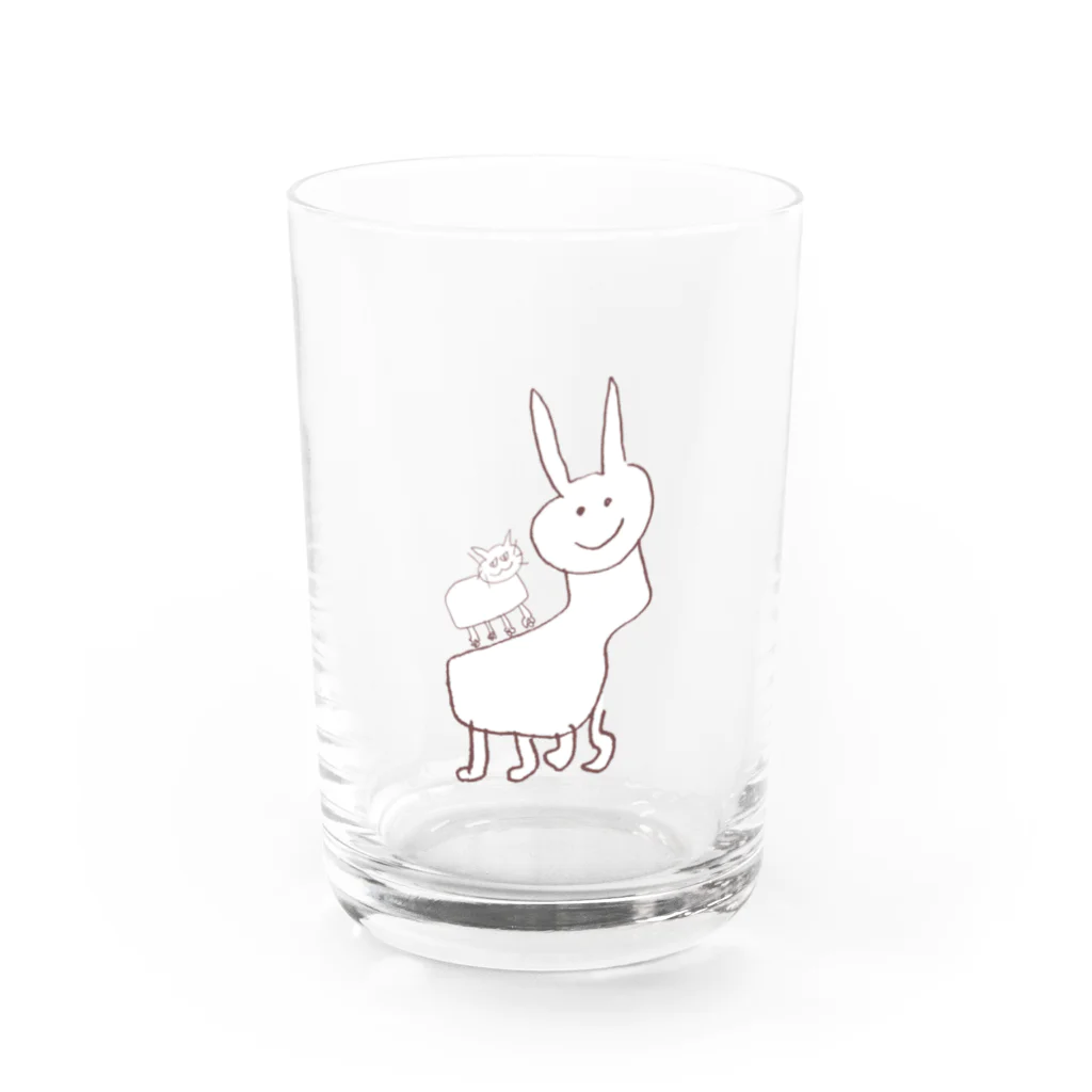 絵心赤ちゃんの絵心動物 Water Glass :front