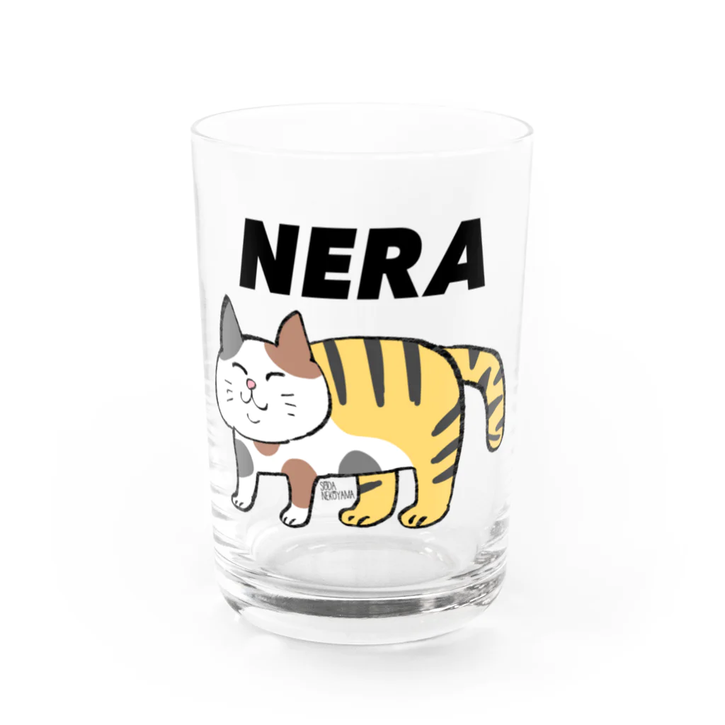 猫山ソーダのお店屋さんのあべこべアニマル【NERA（ねら）】 グラス前面