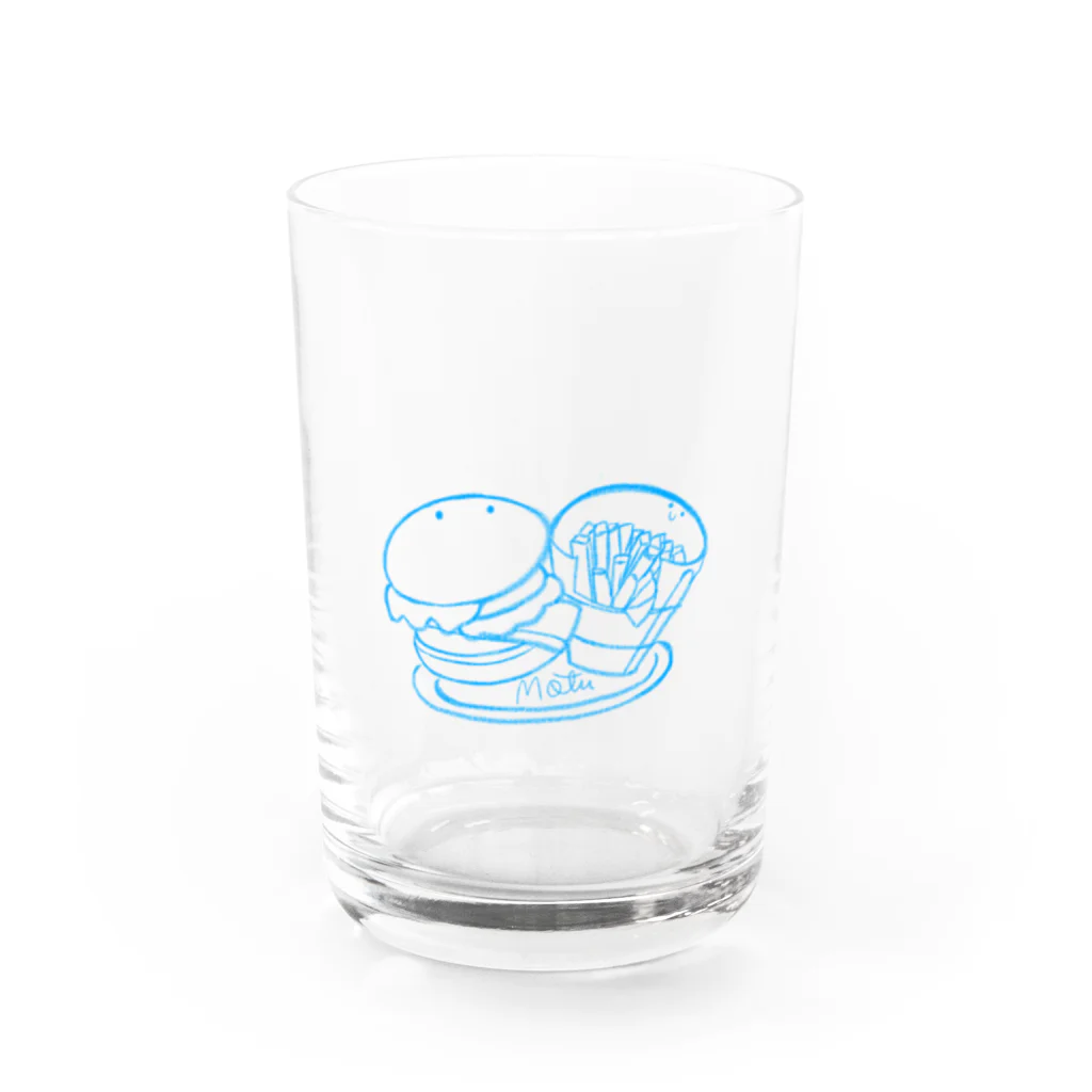 @もつの@もつオリジナルグッズ Water Glass :front