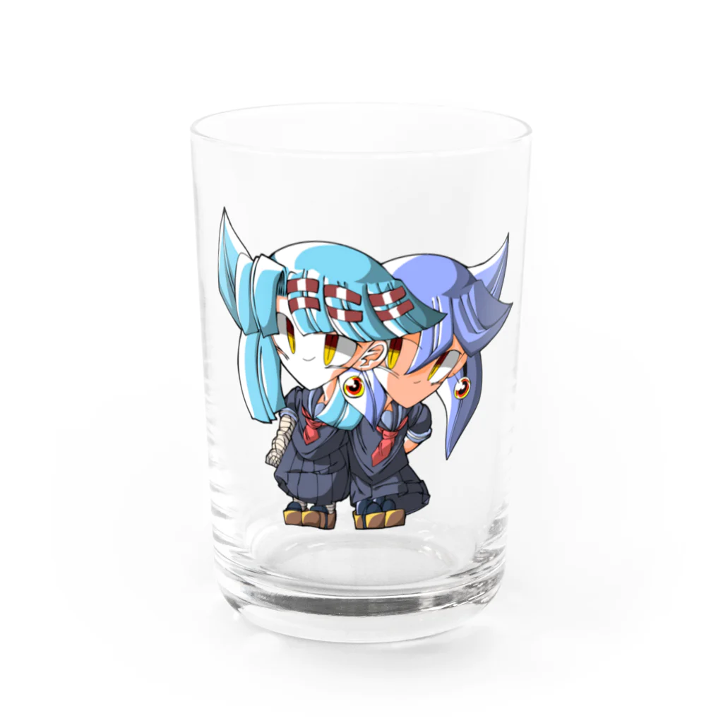 ぺジュン(Skeb受付中)の理流＆安眠 Water Glass :front