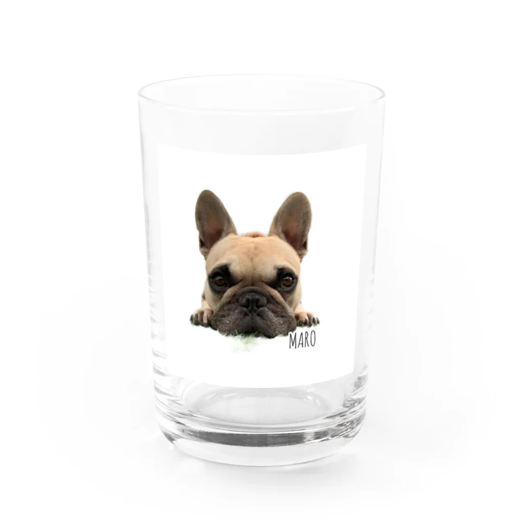 フレブル6兄弟オリジナルグッズのマロたんグラス Water Glass :front