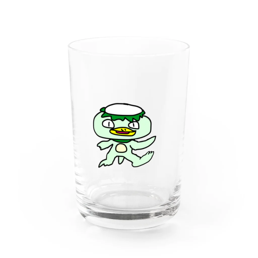 ジェラルド•マック! Gerald Macのカッパのサラオ Water Glass :front