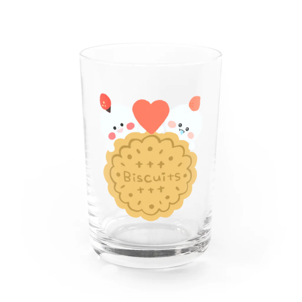 もちぐみとふうちゃんのおみせのビスケットともちぐみふうちゃん Water Glass :front