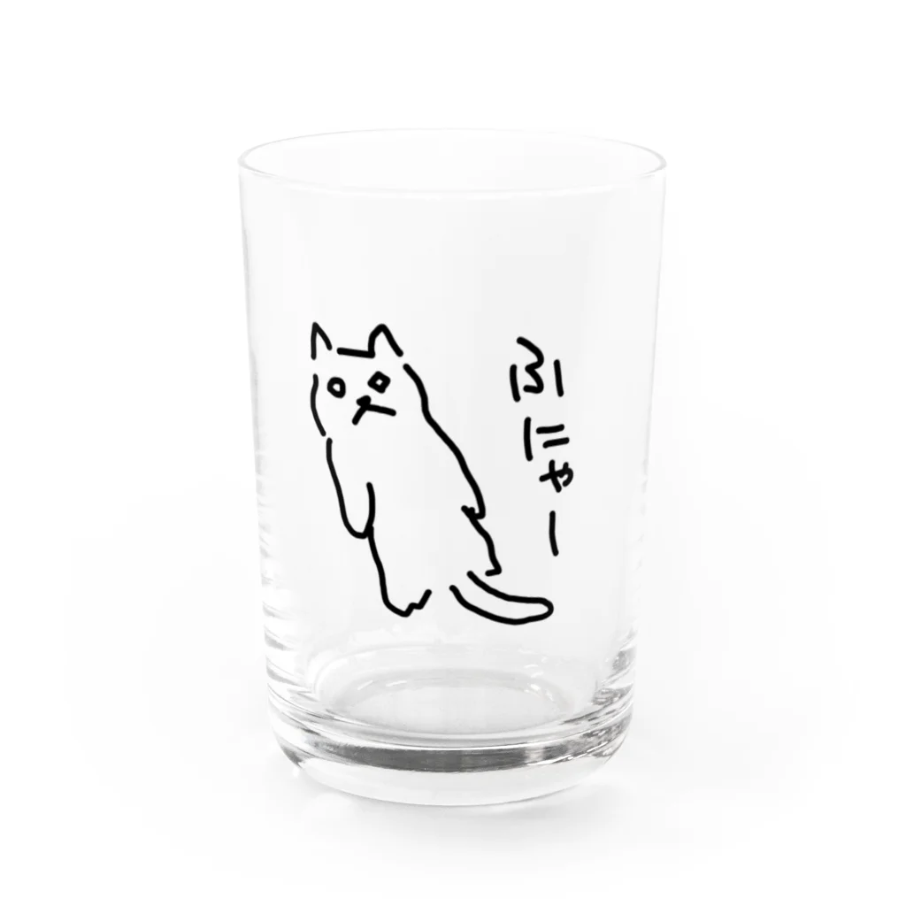 ののの猫屋敷の【ふがし】 Water Glass :front