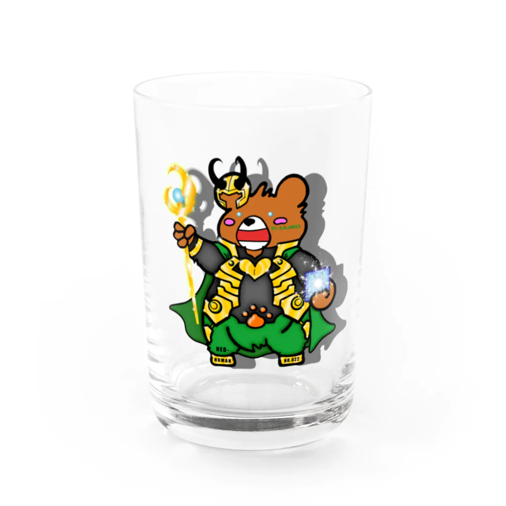 KumHumのアスガルドのクマR Water Glass :front