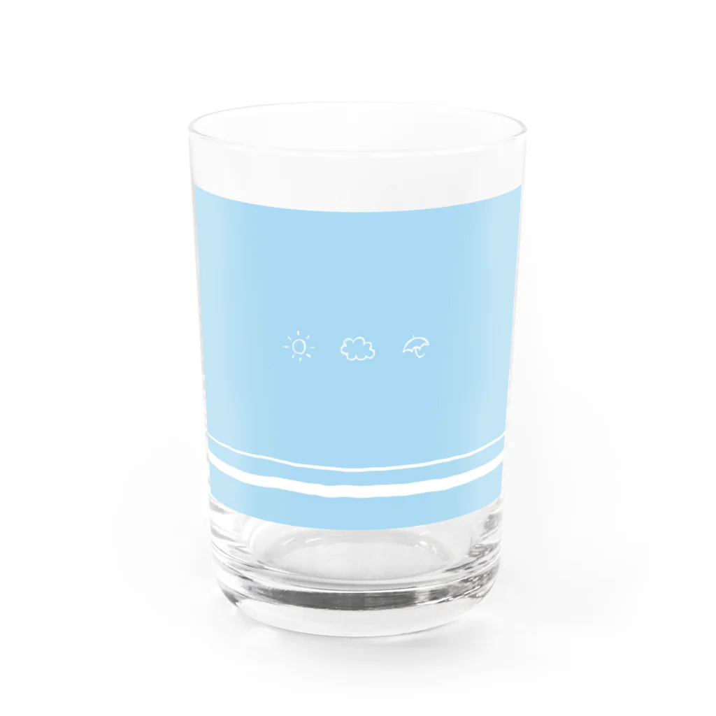 BLENDERのてんき Water Glass :front