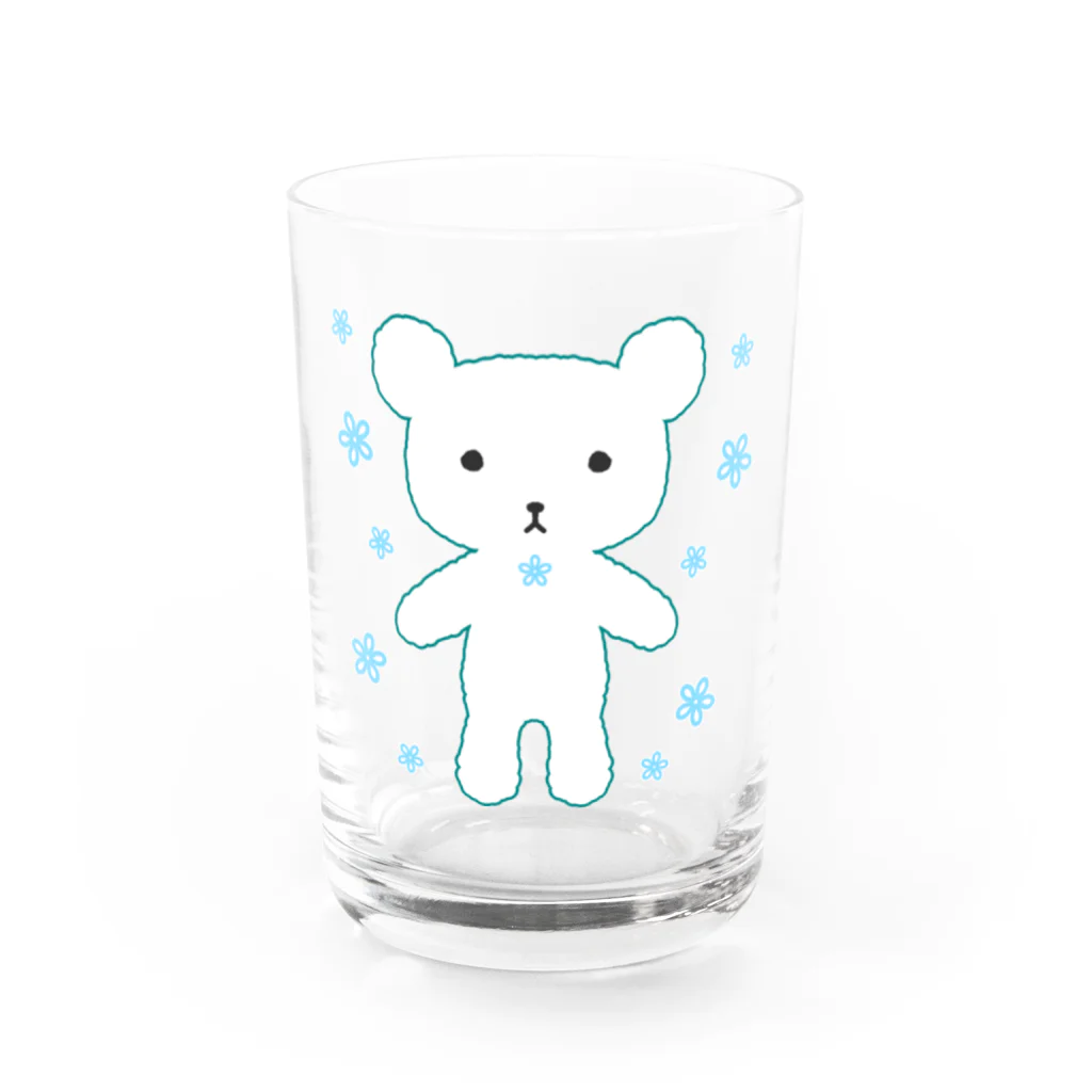 武者小路夕桐のしろくま Water Glass :front