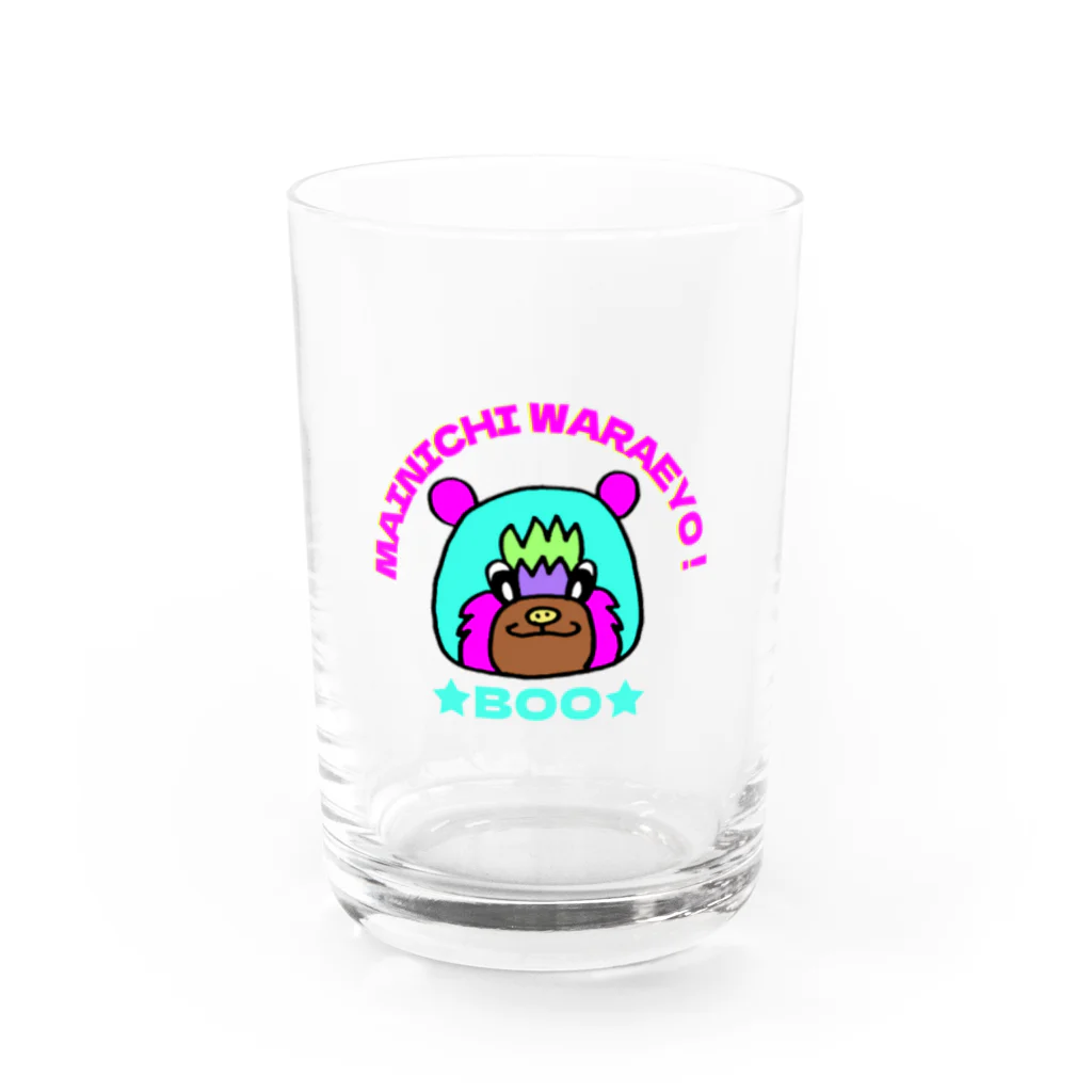 MY★BUDDYのMY BUDDY 公式キャラクター ★BOO★ Water Glass :front