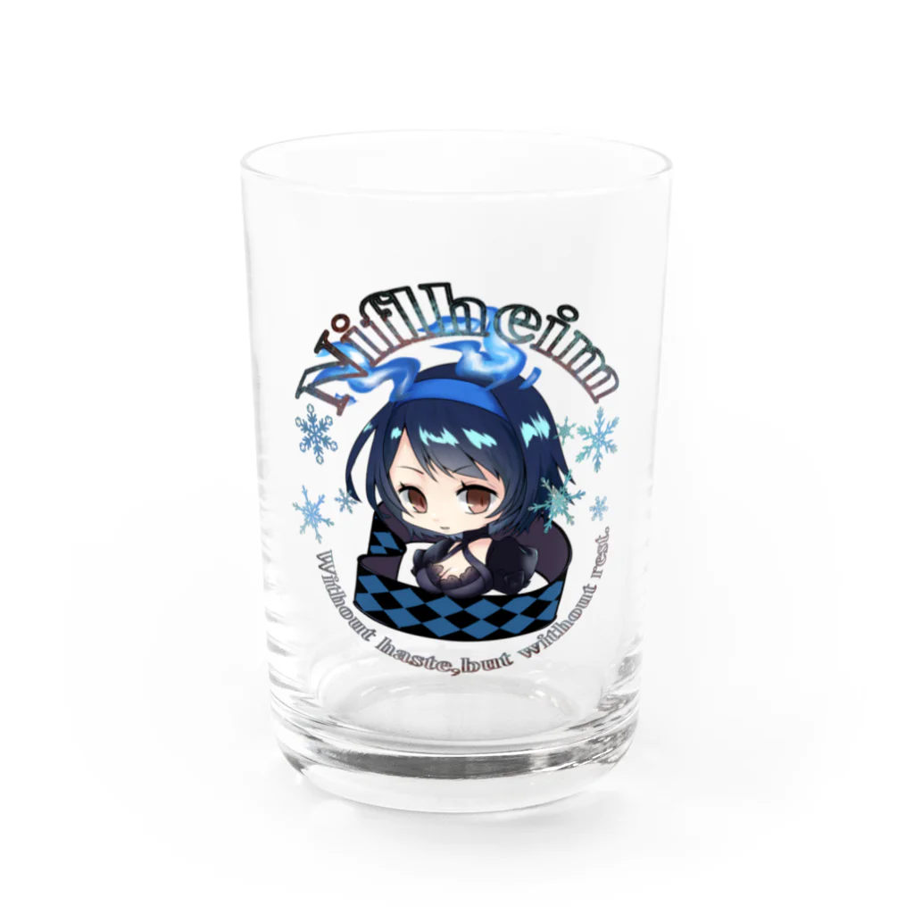 👑アセン@Niflheimの束縛のアリス Water Glass :front