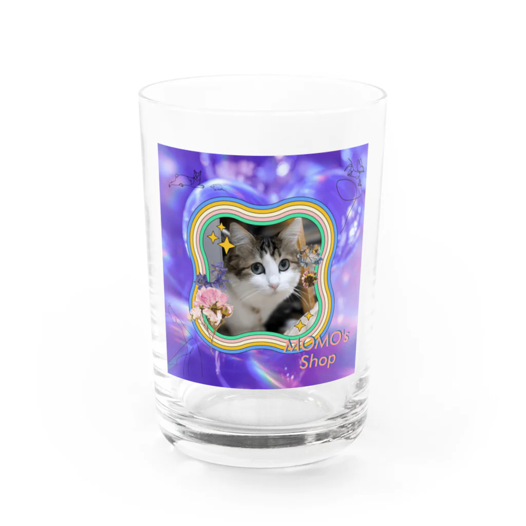 𝙈𝙊𝙈𝙊'𝙨 𝙎𝙝𝙤𝙥のMOMO Water Glass :front