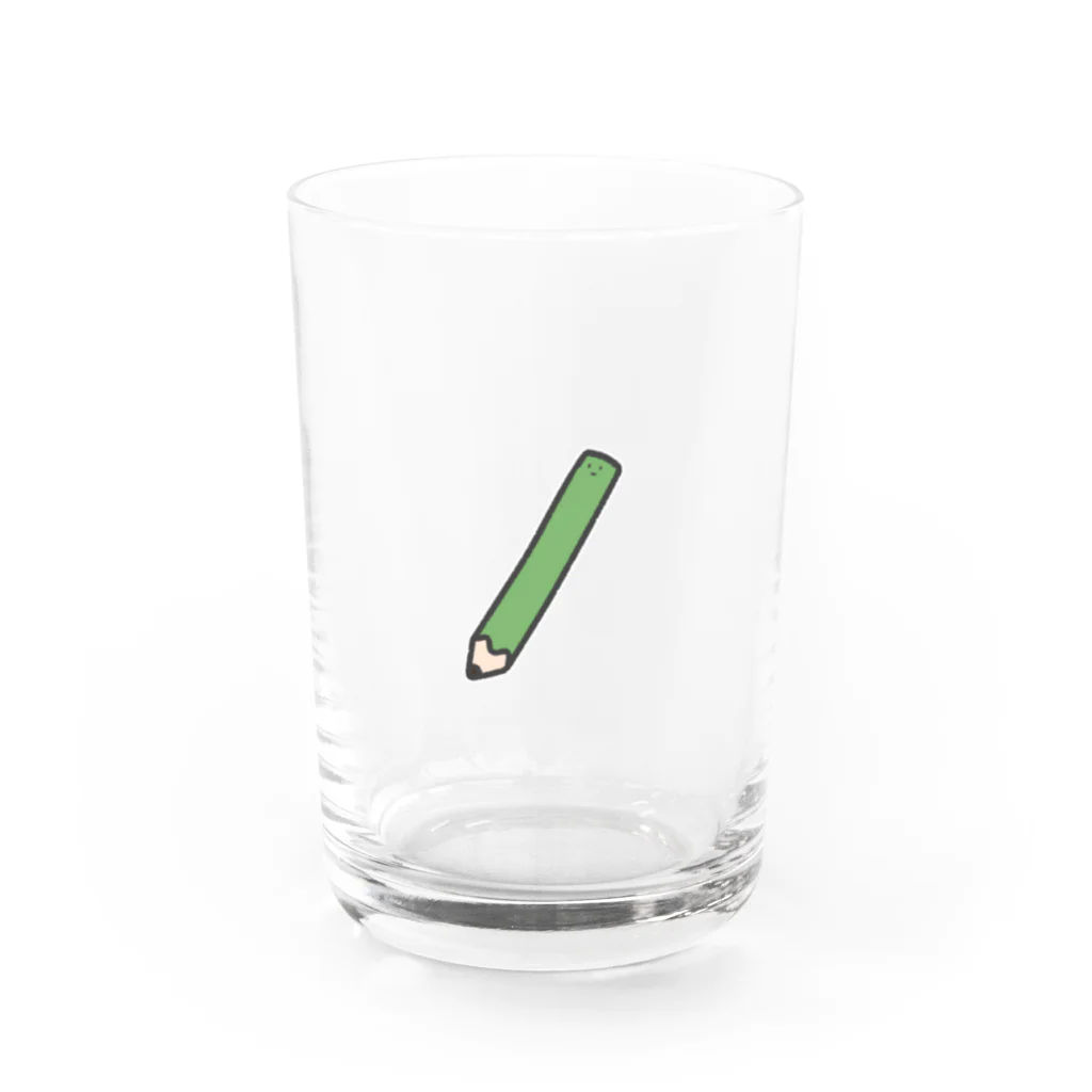 ゆるれあの「え」えんぴつ Water Glass :front