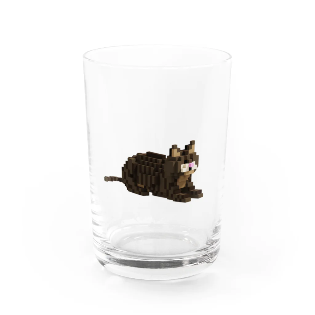 Okkun@OXO-techのVoxel-とらきち Water Glass :front