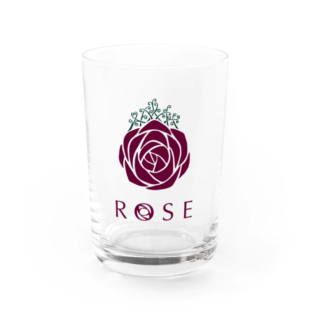 Méng Qilin ~ goods & apparel ~のROSE Water Glass :front