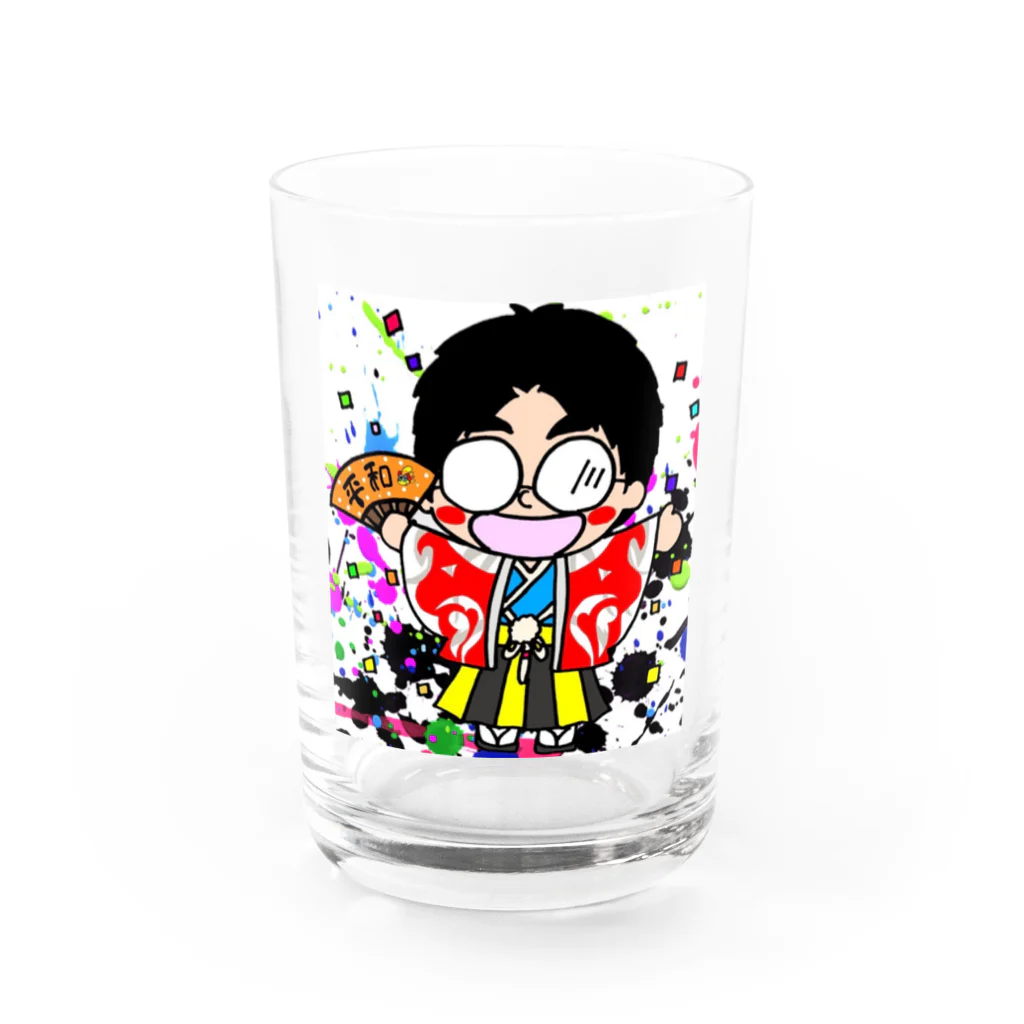 面白いが身近なショップのみやびちゃんマグカップ Water Glass :front