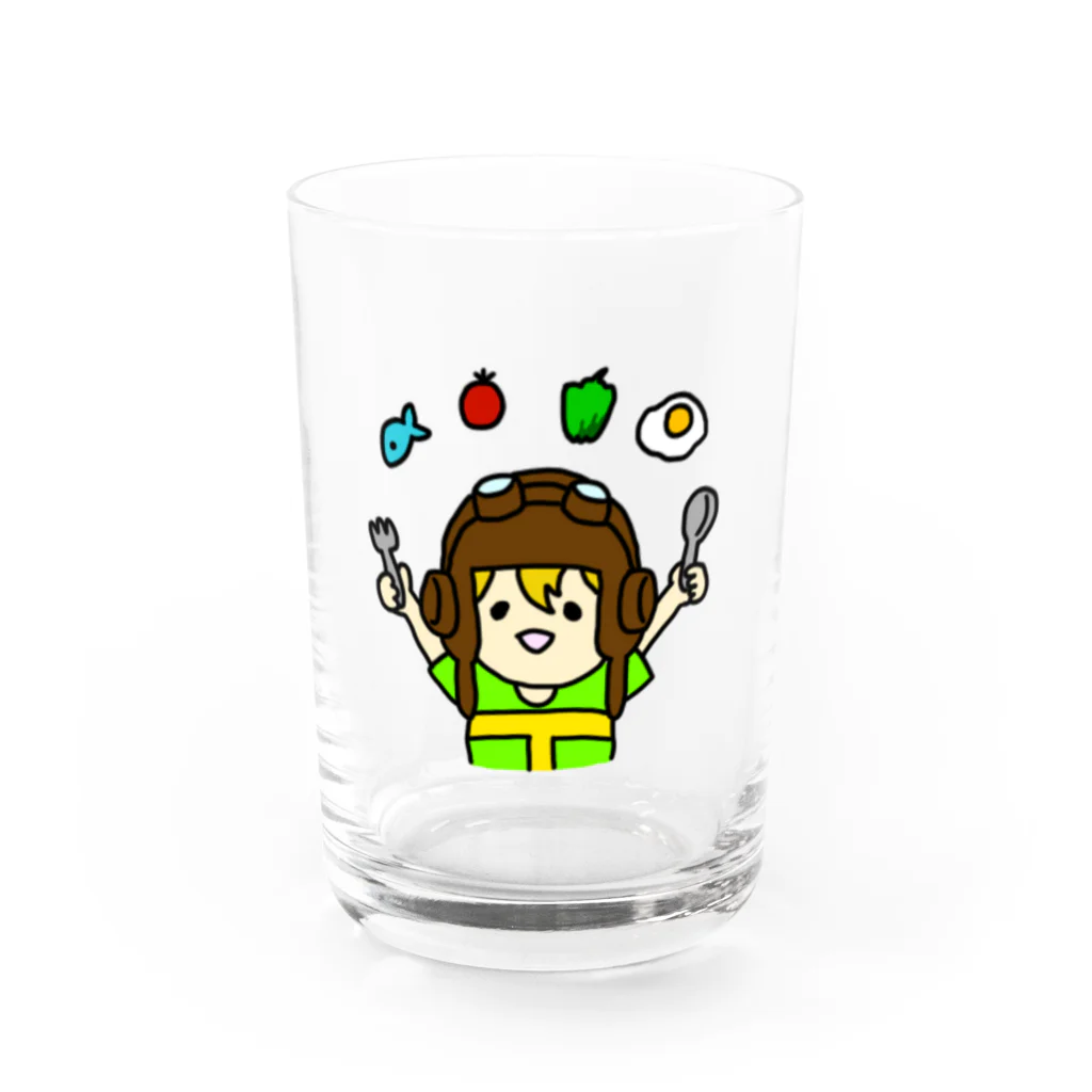 【公式】INGO地球防衛隊の「ごはんですよ」グラス Water Glass :front