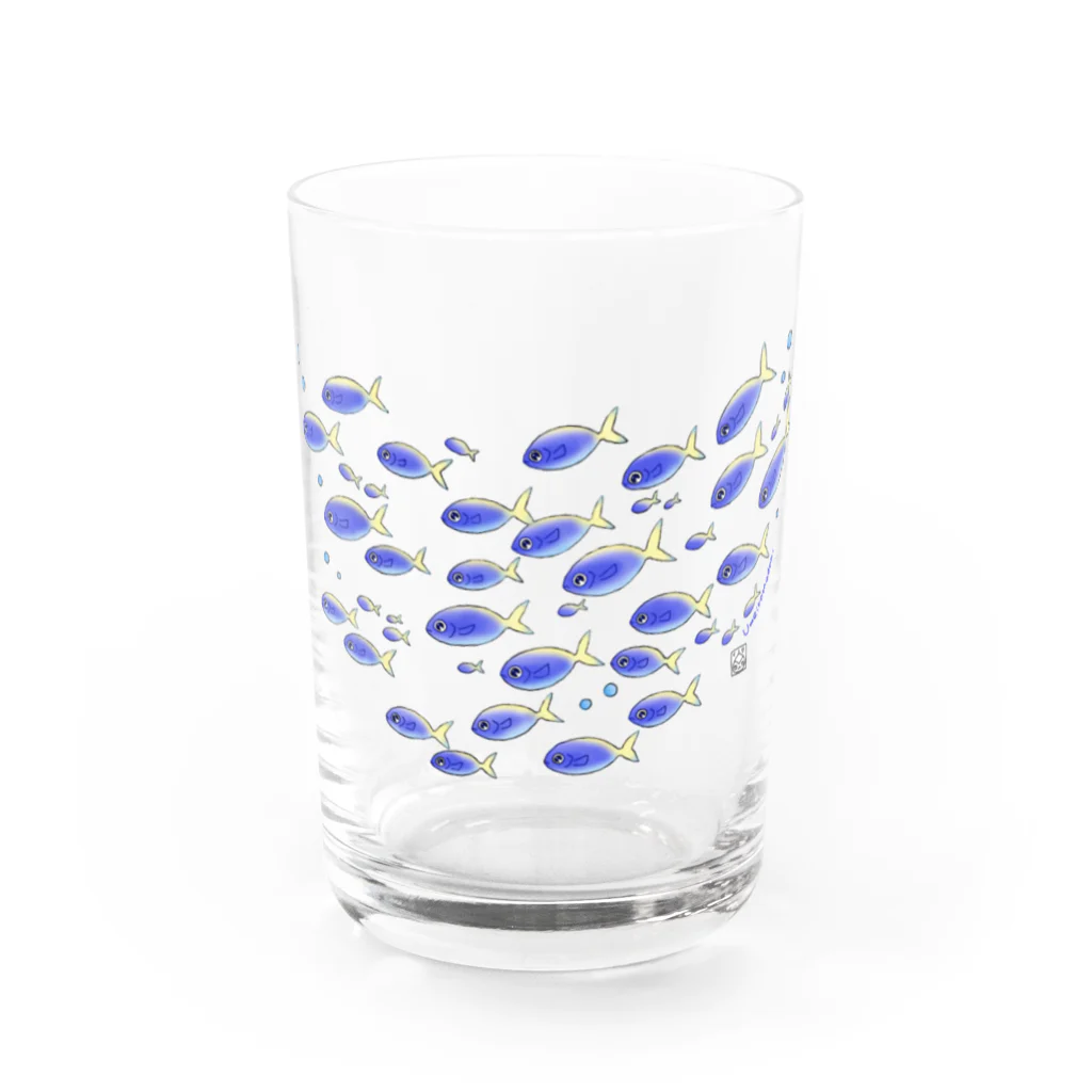 栗坊屋のウメイロモドキ Water Glass :front