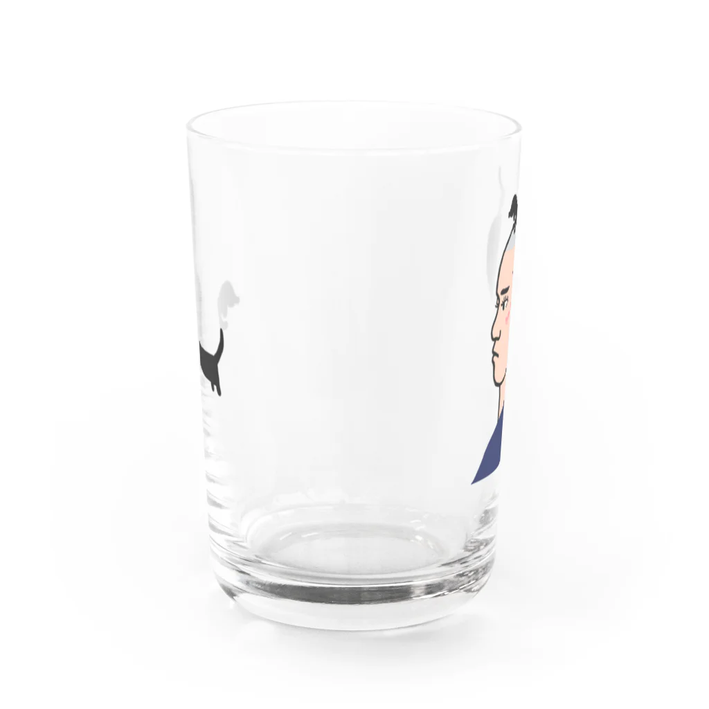 CHOSANAのダックス侍 にらみ Water Glass :front