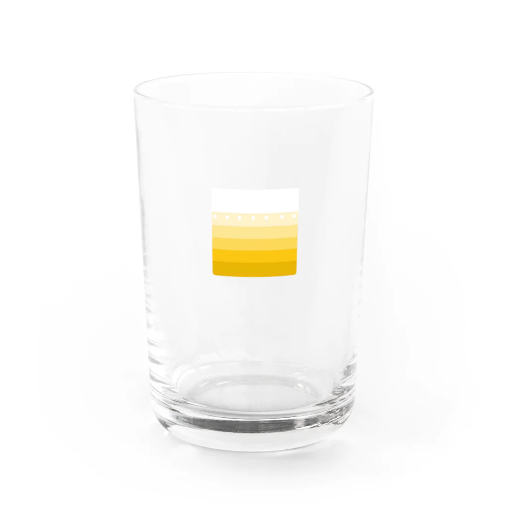 エキゾチックなビール瓶のエキゾチックな▢ビール Water Glass :front