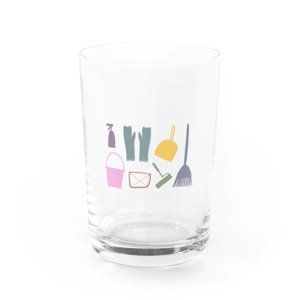 hoccoliのお掃除しよう Water Glass :front