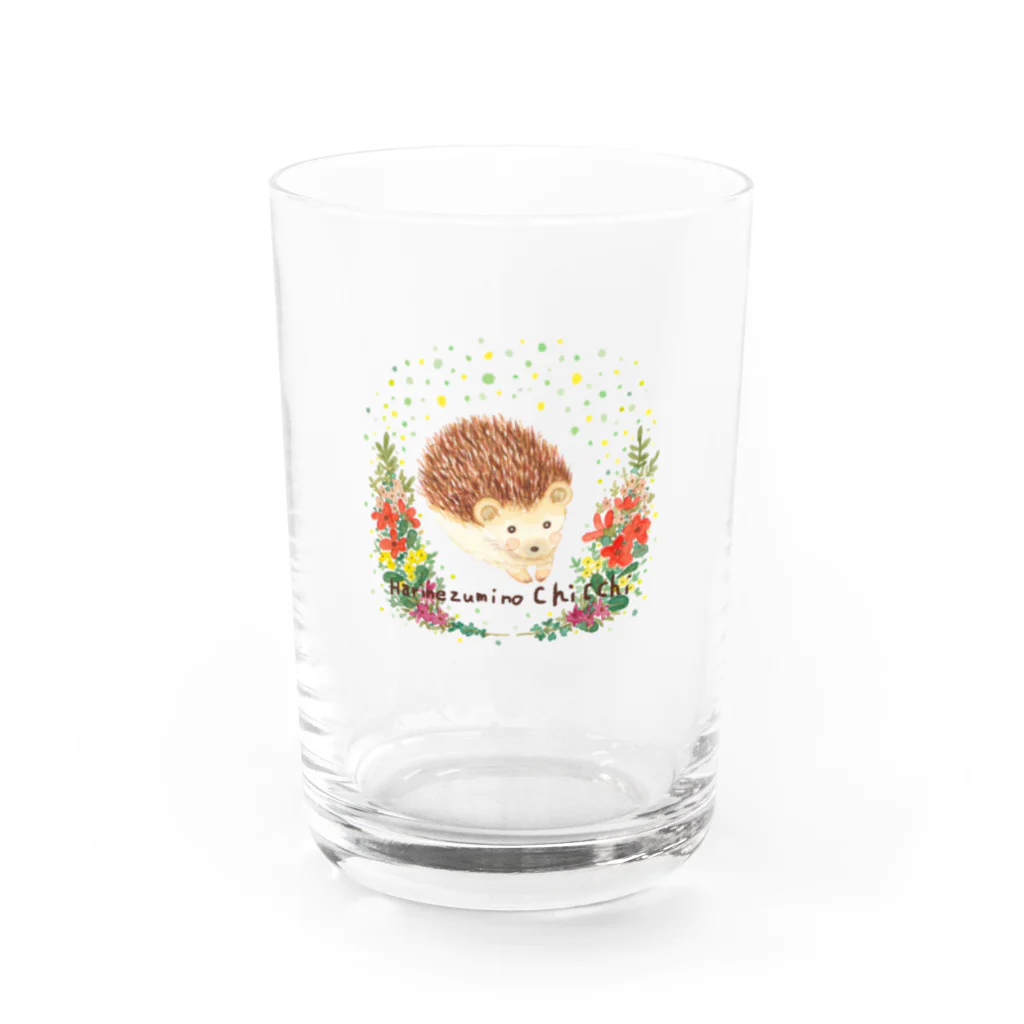 ハリネズミのチッチのハリネズミのチッチ🦔のグラス Water Glass :front