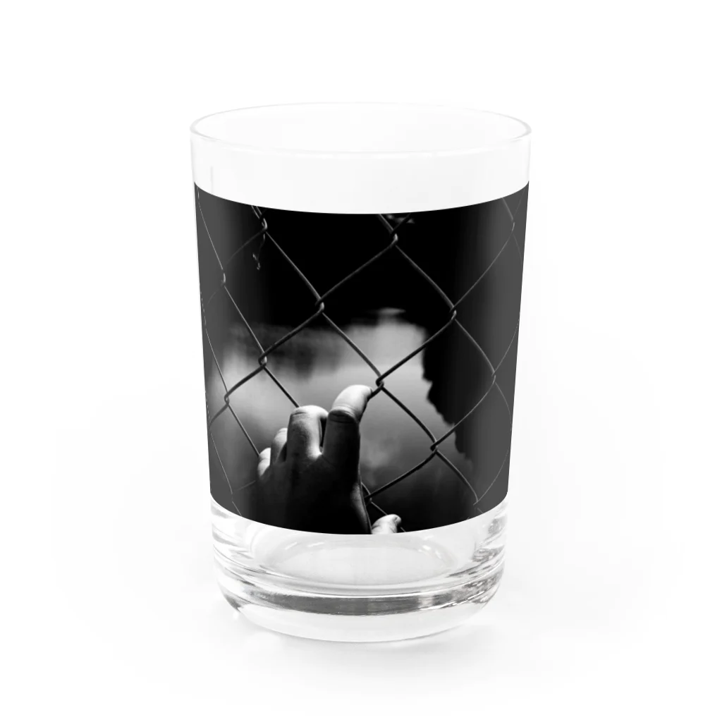 New boyのフェンスの先 Water Glass :front