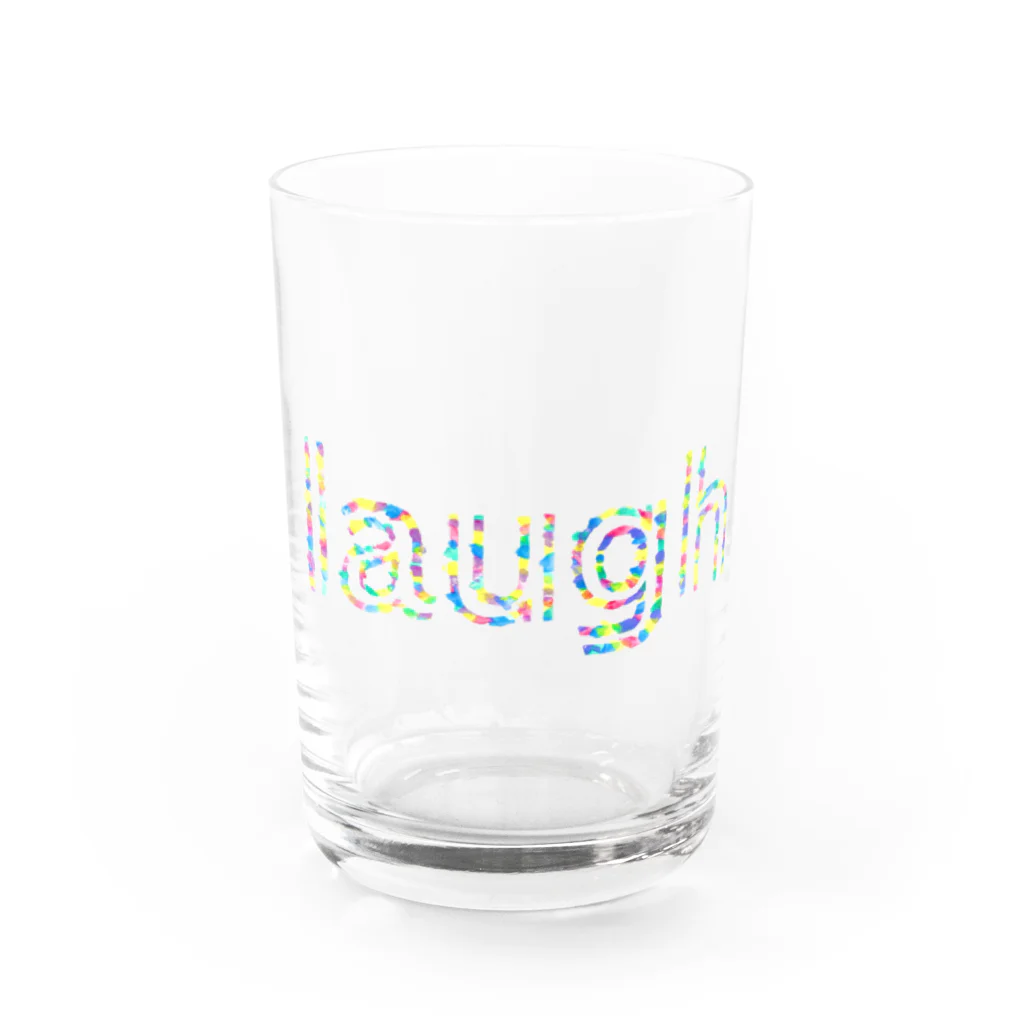 ハチカラのlaugh Water Glass :front