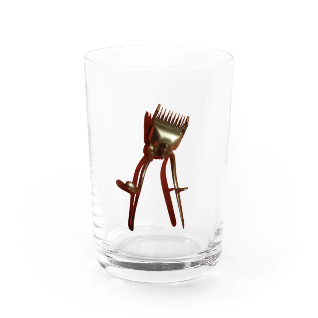 花屋のにぃにぃのそれ、バリカン！ Water Glass :front