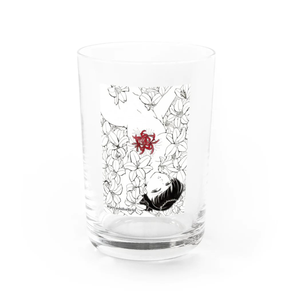 こやしファクトリーの花園（全体） Water Glass :front