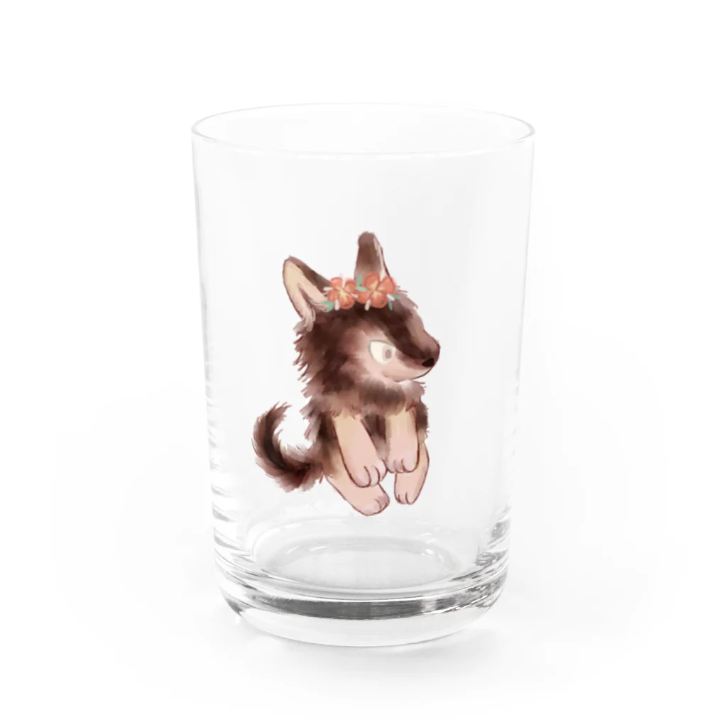 ノアオオカミのオオカミのウルフル Water Glass :front