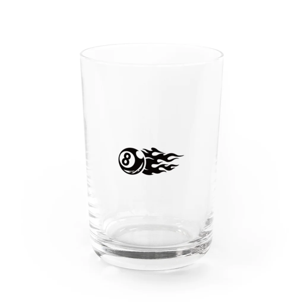 8chの8chロゴ Water Glass :front