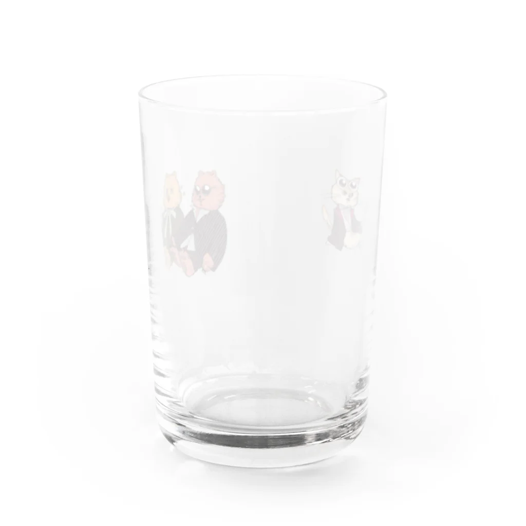EDGE WATER IN officialのG.R Bears&Lo-Fi Cat 「Glass🥃Saturday Cat Music」 Water Glass :front