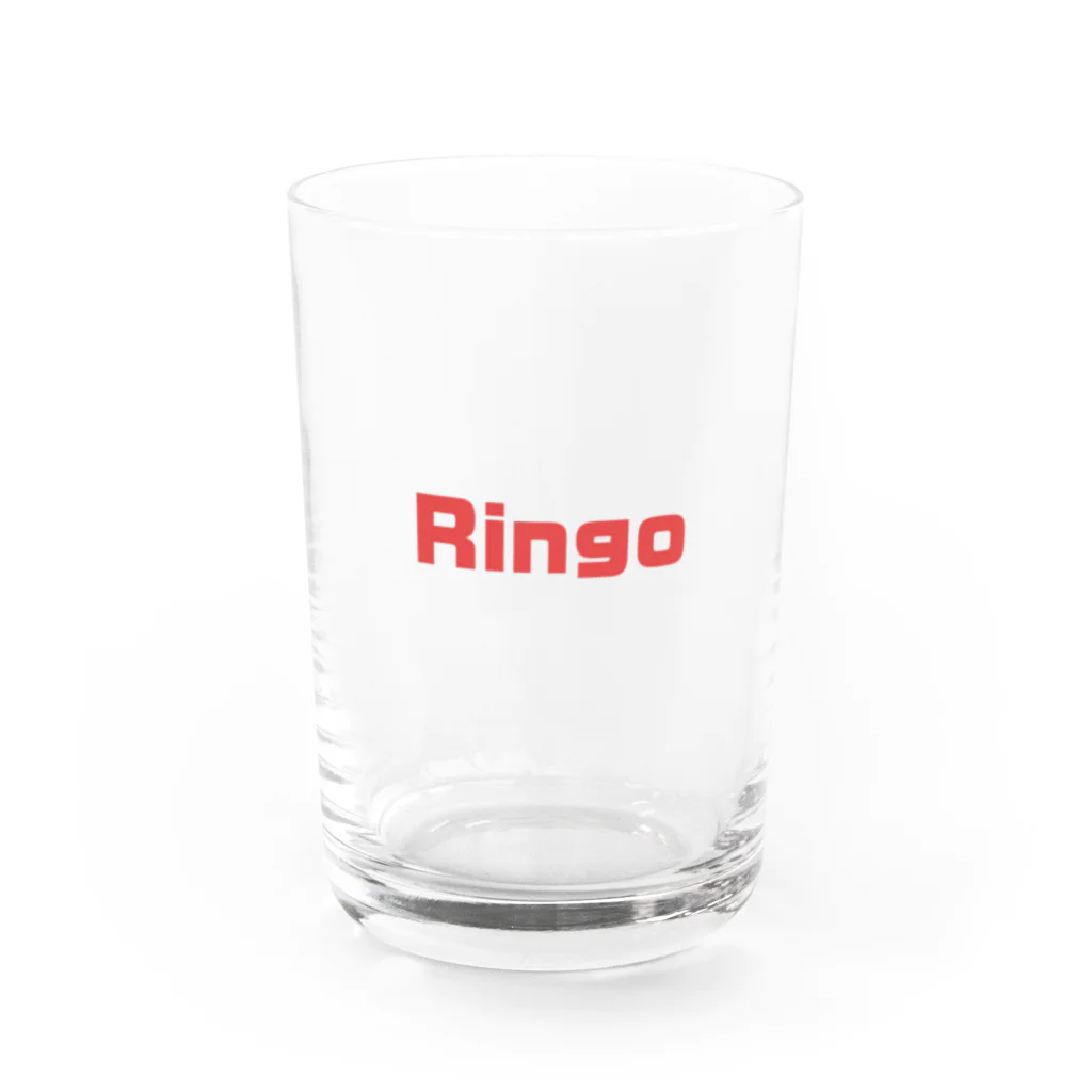 RINGOのりんご　Ringo グラス前面