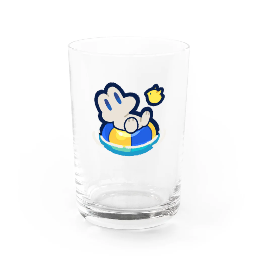 UNIKEROのカエルチャングラス Water Glass :front