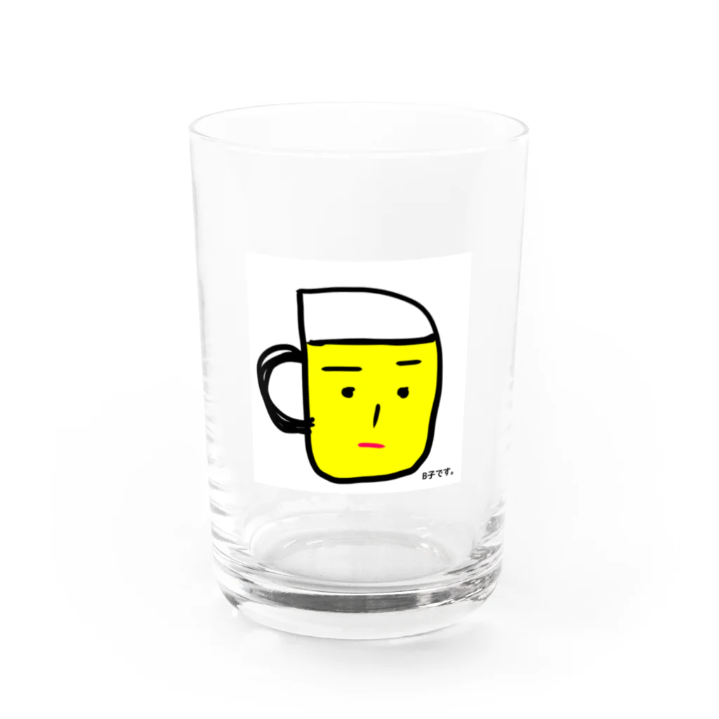 どんどことまぐろのビール好きがこうじて。 Water Glass :front