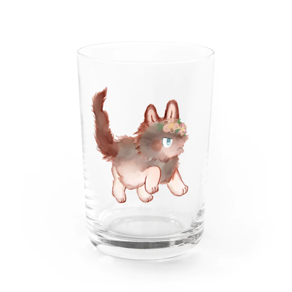 ノアオオカミのオオカミのウルフル Water Glass :front