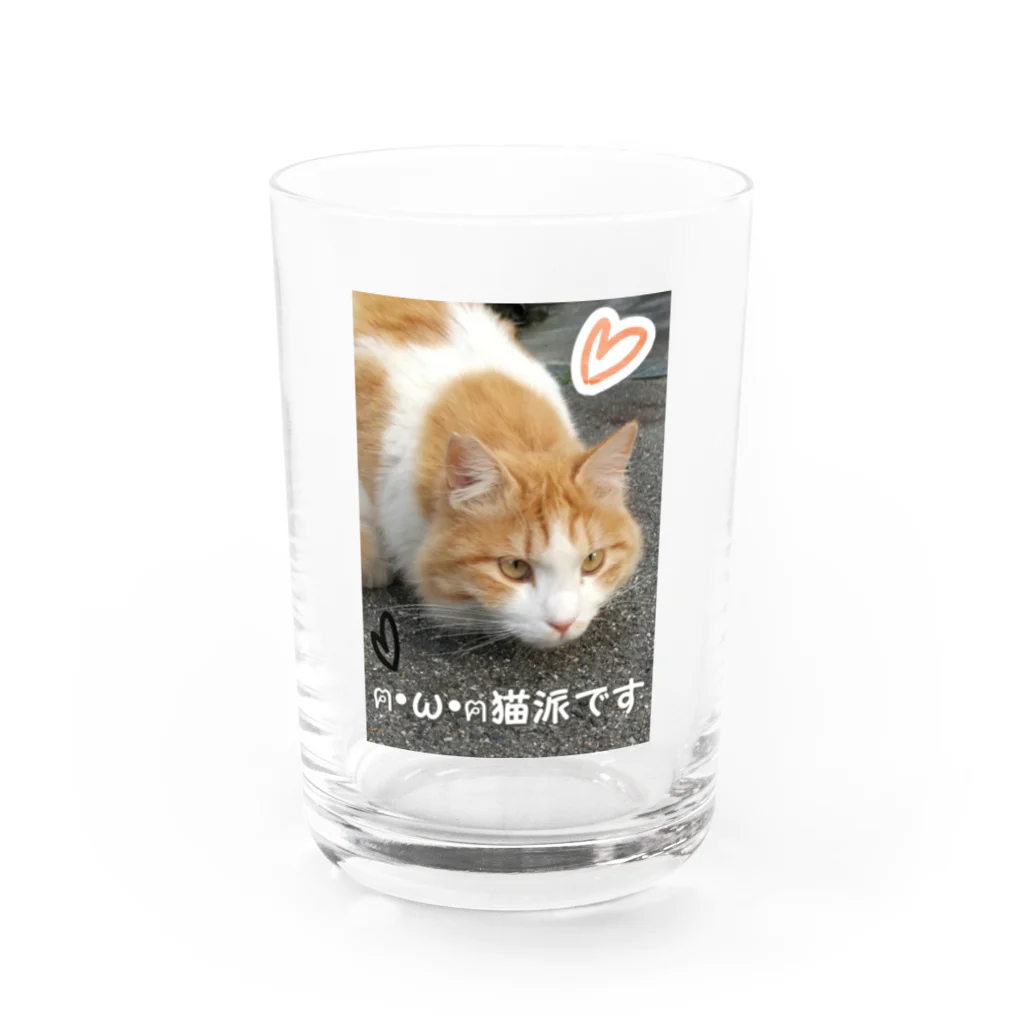 ルキちゃの猫派です グッズ Water Glass :front