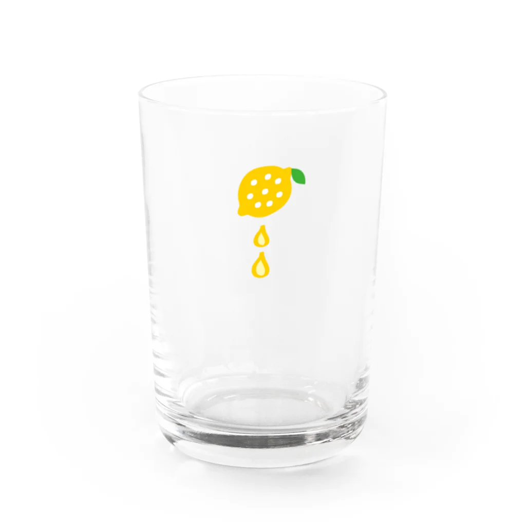 大谷商店のレモン 100% Water Glass :front