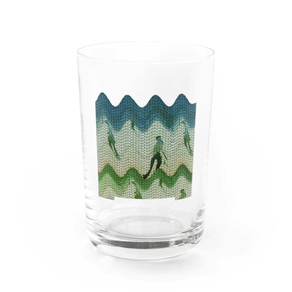KUMAのTENNIS LOVER Water Glass :front