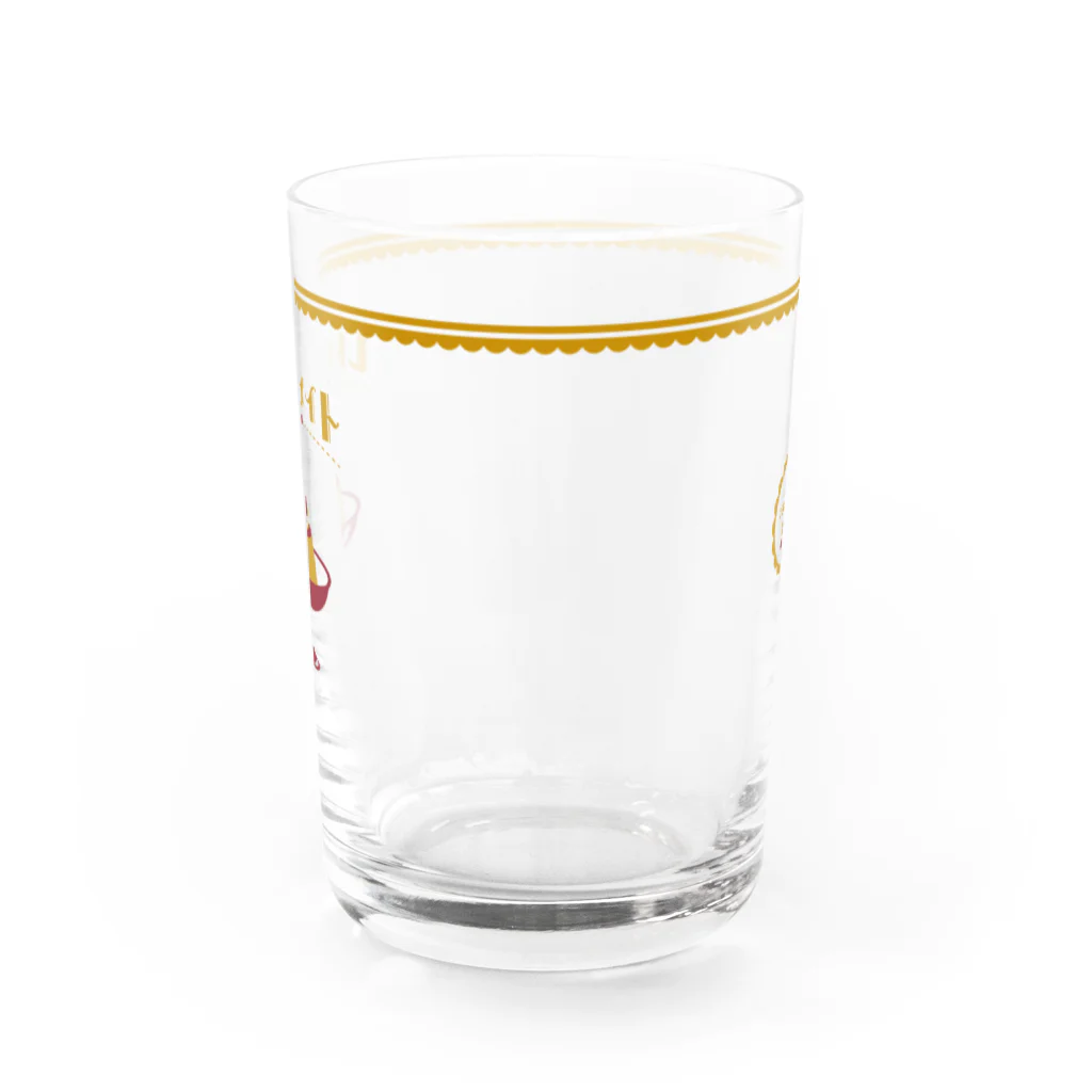 Web Shop オカチメンコのレトロメイト＊固めプリン -Desert- グラス Water Glass :front