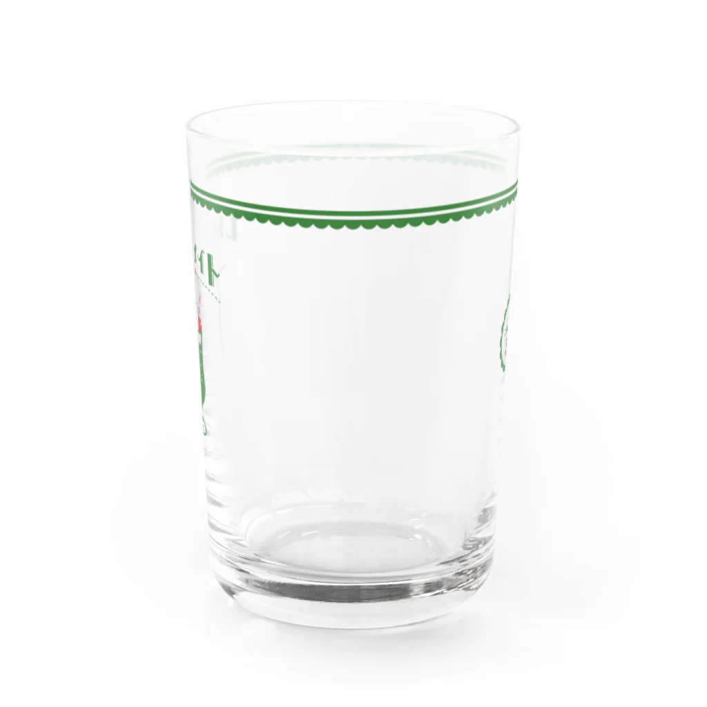 Web Shop オカチメンコのレトロメイト＊クリームソーダ -Desert- グラス Water Glass :front