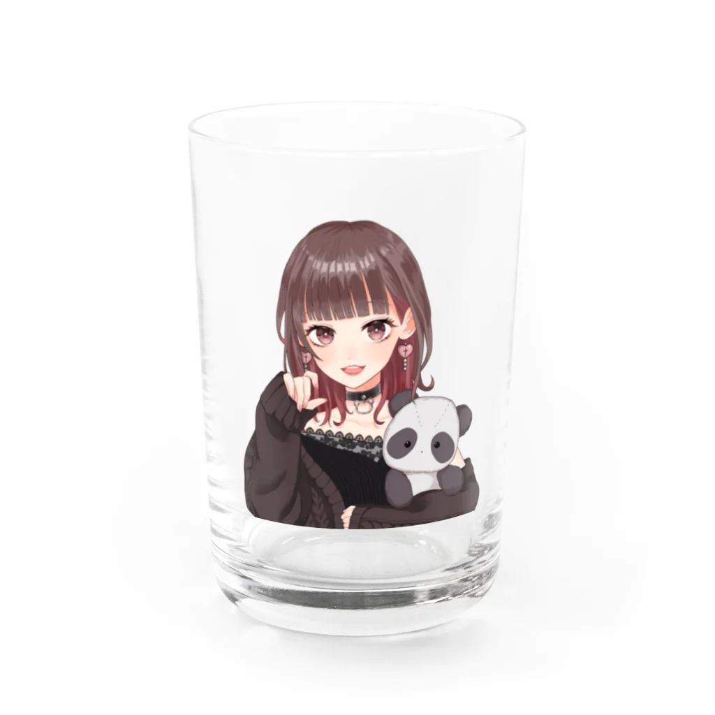 ゆいぱんちゃん🐼のゆいぱんちゃん🐼 Water Glass :front