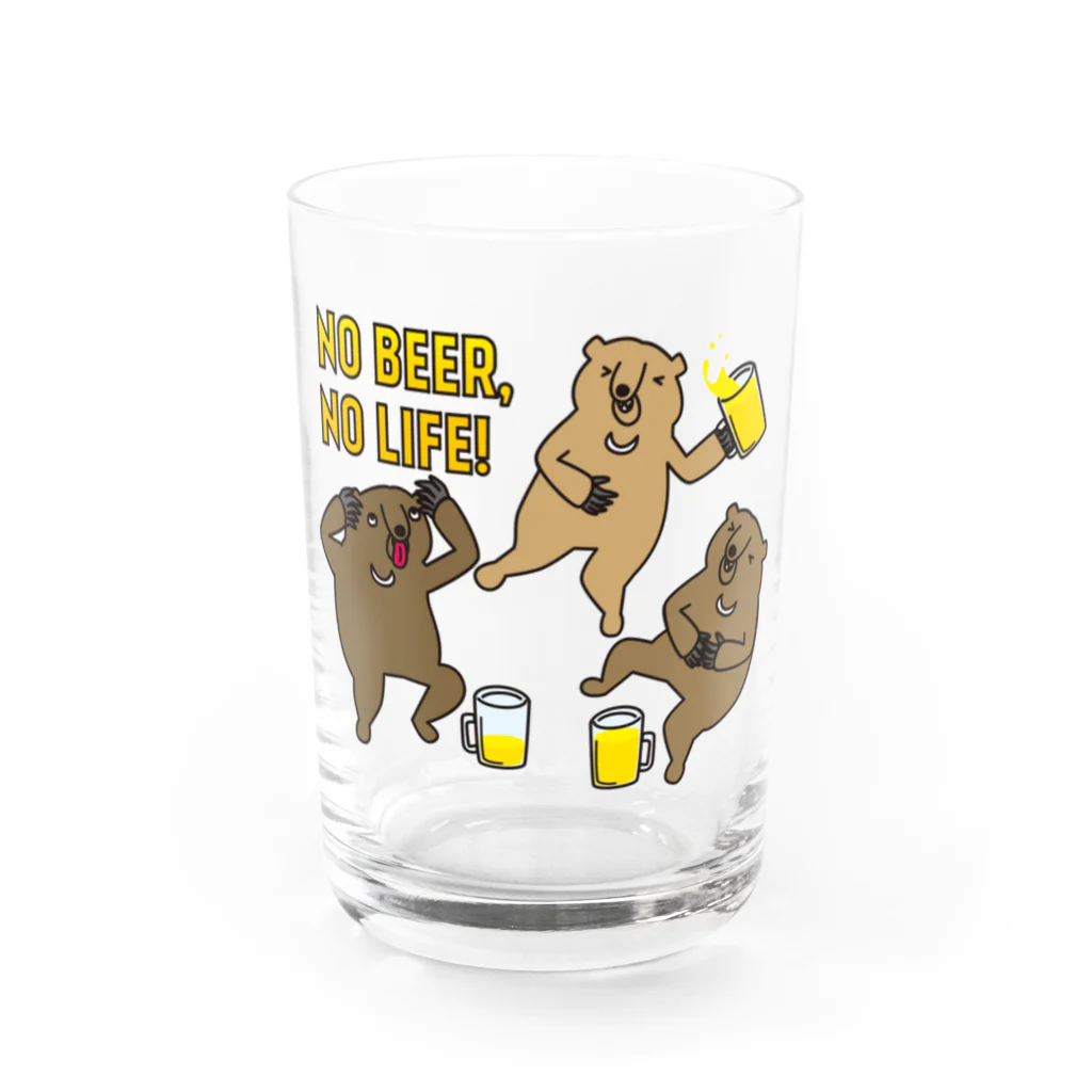 mojokinnのNO BEER, NO LIFE Water Glass :front