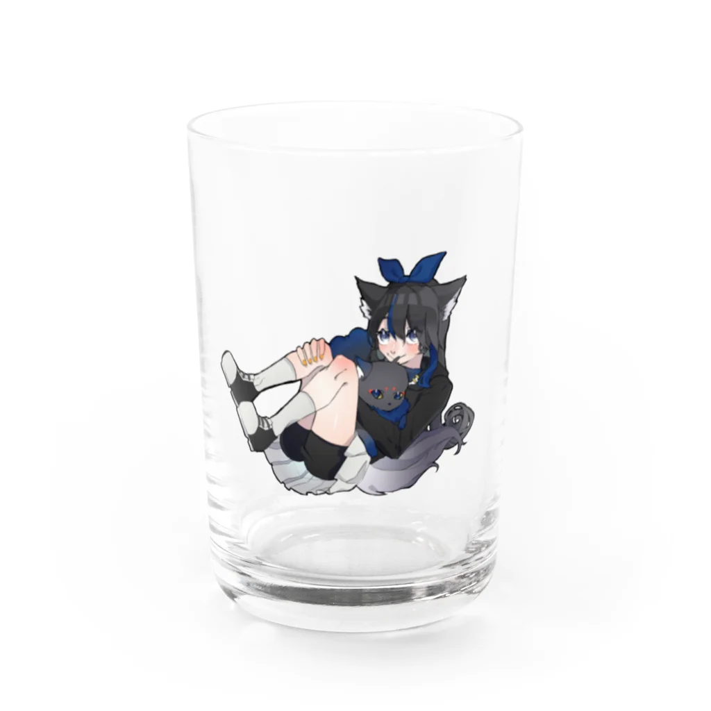 狐ヶ崎ユイ🦊🌙❏神っぽいな❏の狐ヶ崎ユイのグッズ Water Glass :front